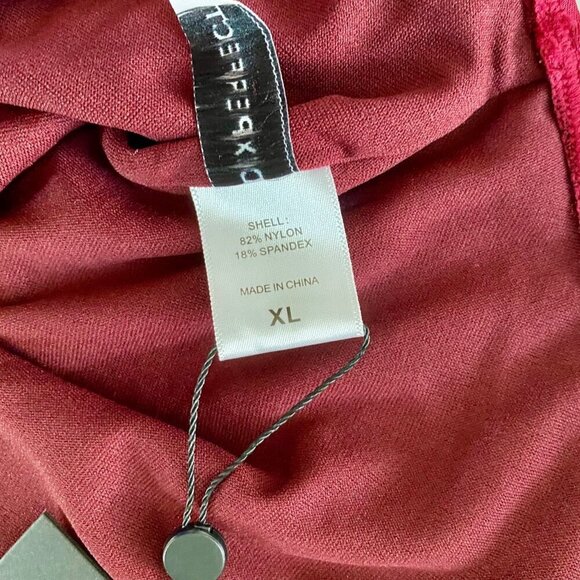 Dixperfect Malibu Retro Inspired High Cut Low Back One Piece Swimsuit XL NEW - Picture 9 of 11